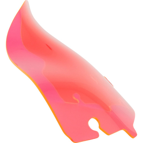 Klock Werks #KWW-01-0645 - Ice Flare® Windshield - 6.5" - Pink Ice - '14-'25 FLHT/FLHX