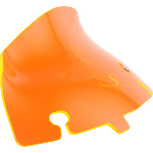 Klock Werks #KWW-01-0648 - Ice Flare® Windshield - 4" - Orange Ice - '14-'25 FLHT/FLHX