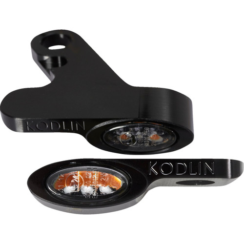Kodlin USA #K68500 - LED 2-1 Front Turn Signal w/ Running Light - Black