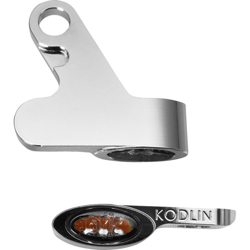 Kodlin USA #K68501 - LED 2-1 Front Turn Signal w/ Running Light - Chrome