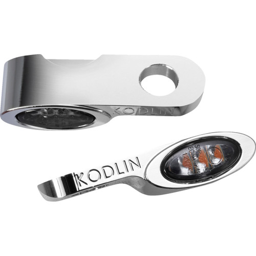 Kodlin USA #K68511 - Turn Signal w/ Running Light - Universal - Chrome