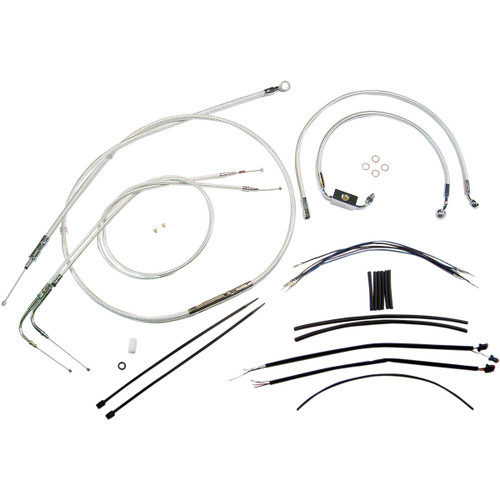 Magnum Shielding #387141 - Sterling Chromite II® Designer Handlebar Installation Kit - 12"-14" - '12-'17 FXDWG