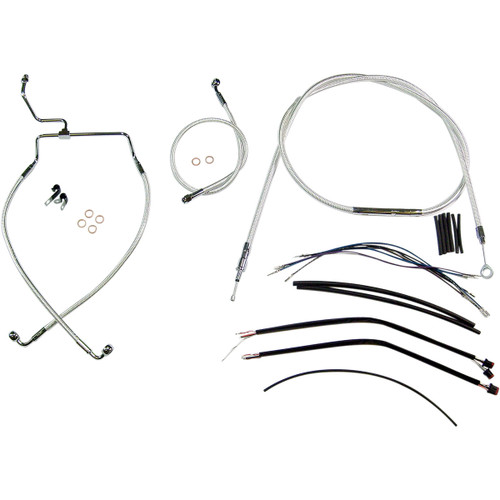 Magnum Shielding #387471 - Sterling Chromite II® Designer Handlebar Installation Kit - 12"-14" - '14-'15 FLHR
