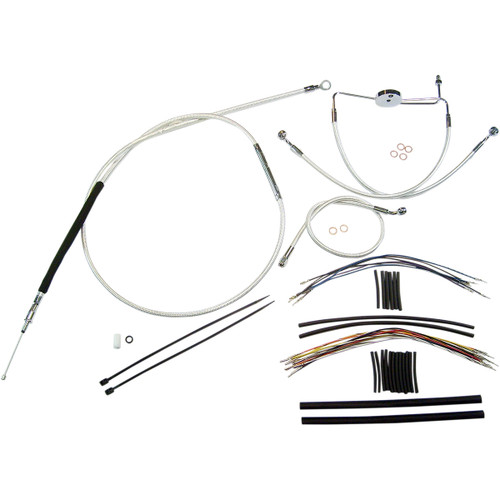 Magnum Shielding #387301 - Sterling Chromite II® Designer Handlebar Installation Kit - 12"-14" - '08-'13 Touring