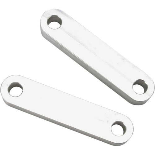 Klock Werks #KWFS-02-0104-C - Hugger Front Fender Mounting Blocks - For 21" Wheels - Chrome