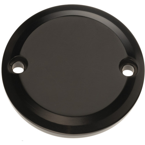 Joker Machine #02-971-1 - Timing Cover - Smooth - Black Anodized - M8
