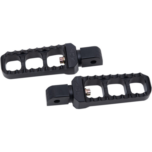 Joker Machine #08-61-7B - Serrated Foot Pegs - Black - Narrow