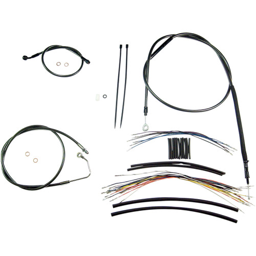 Magnum Shielding #487361 - Black Pearl™ Upper Handlebar Installation Kit - 12"-14" - '08-'13 Touring