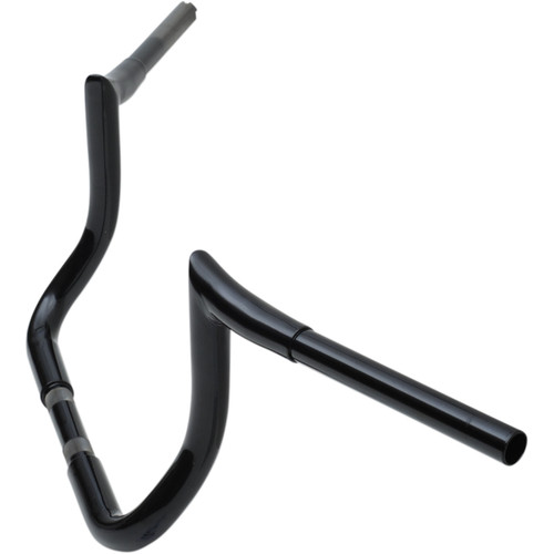 LA Choppers #LA-7352-10B - 1-1/4" Prime Ape Bagger Handlebar - 10" - Black