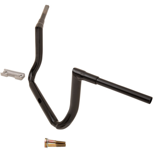 LA Choppers #LA-7365-12B - 1-1/2" Grande Twin Peaks Touring Handlebar - 12" - Black