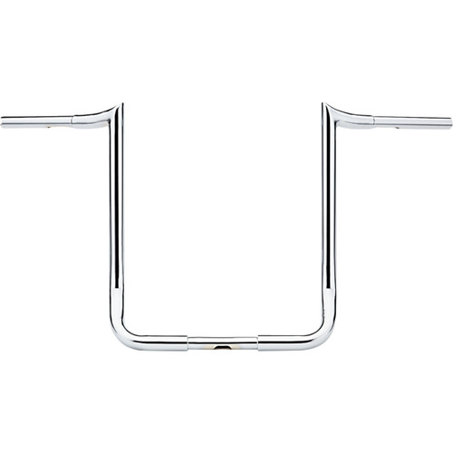 LA Choppers #LA-7352-18 - 1-1/4" Prime Ape Bagger Handlebar - 18" - Chrome