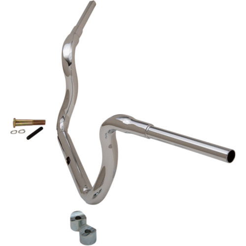 LA Choppers #LA-7323-10 - 1-1/2" Grande Traditional Ape Hanger Handlebar - 10" - Chrome