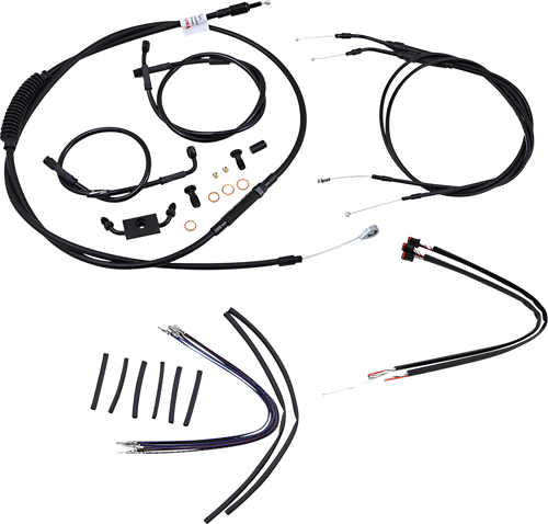 Control Kit - 16" Ape Hanger Handlebars - ABS