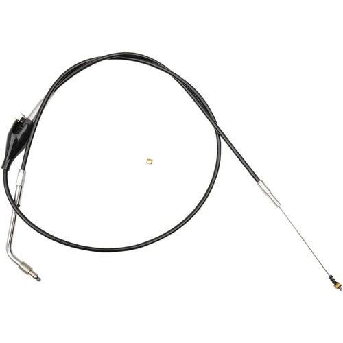 LA Choppers #LA-8210ID16B - Black Vinyl Braided Handlebar Idle Cable - 15"-17" - FXDB/C