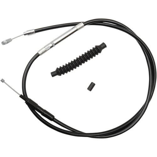 LA Choppers #LA-8100C13B - Black Vinyl Clutch Cable - 12"-14" Ape Hanger Handlebars - '96-'06 Softail