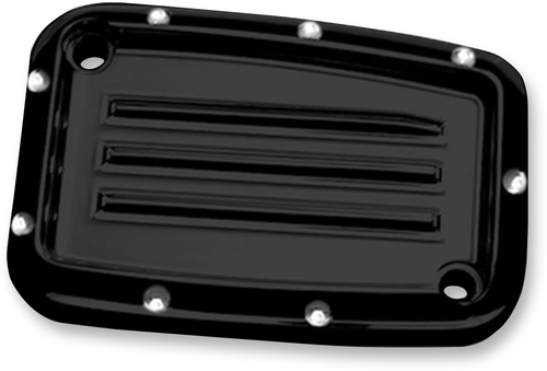 Master Cylinder Lid - Clutch - Dimpled - Black