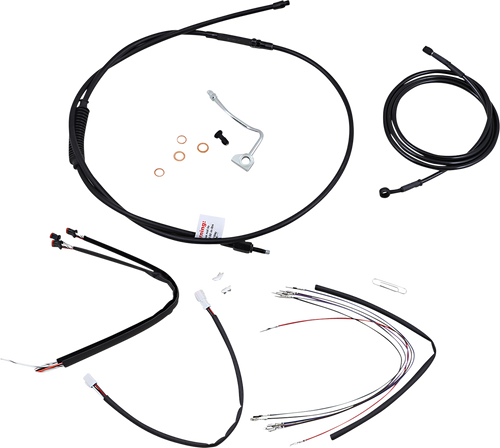 Control Kit - 16" Ape Hanger Handlebars - ABS