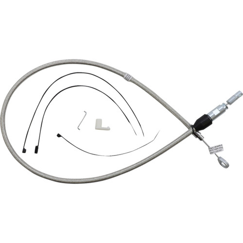 Magnum Shielding #52342HE - Polished Stainless Quick Connect Upper Clutch Cable - 36"