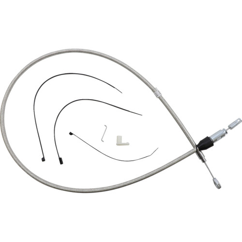 Magnum Shielding #523412HE - Polished Stainless Quick Connect Upper Clutch Cable - 46"