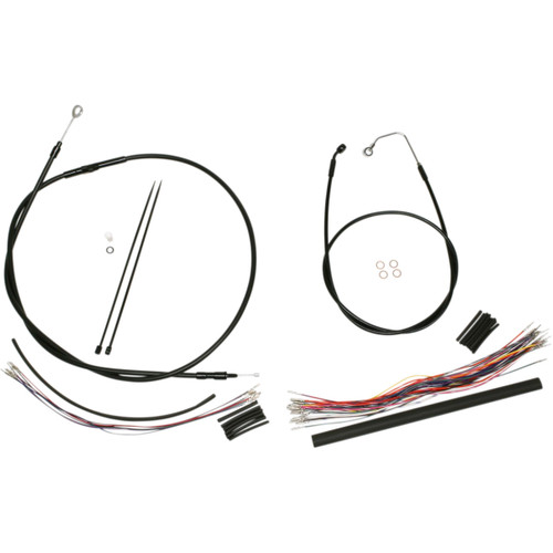Magnum Shielding #486361 - XR Handlebar Installation Kit - 12"-14" Ape Hangers - '08-'13 Touring - Black