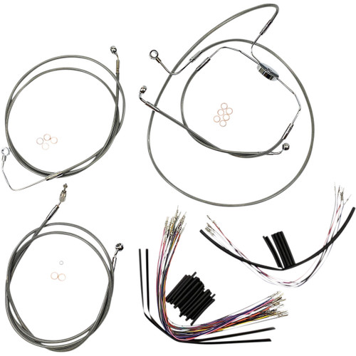 Magnum Shielding #589001 - XR Handlebar Installation Kit - 12"-14" Ape Hangers - '08-'12 SE - Stainless Steel
