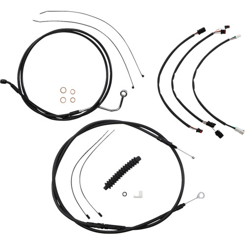 Magnum Shielding #486982 - XR Handlebar Installation Kit - 15"-17" Ape Hangers - '21-'23 FLTR - Black