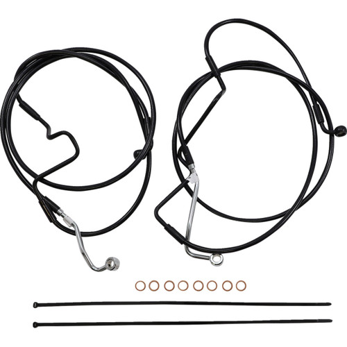 Magnum Shielding #486992 - XR Handlebar Installation Kit - 15"-17" Ape Hangers - '21-'22 FLHR - Black