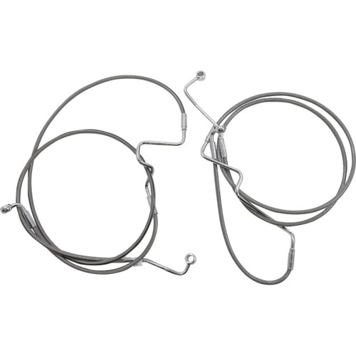 Magnum Shielding #589992 - XR Handlebar Installation Kit - 15"-17" Ape Hangers - '21-'22 FLHR - Stainless Steel/Chrome