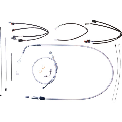 Magnum Shielding #3871161 - Sterling Chromite II® Designer Handlebar Installation Kit - 12"-14" - '18-'24 FX