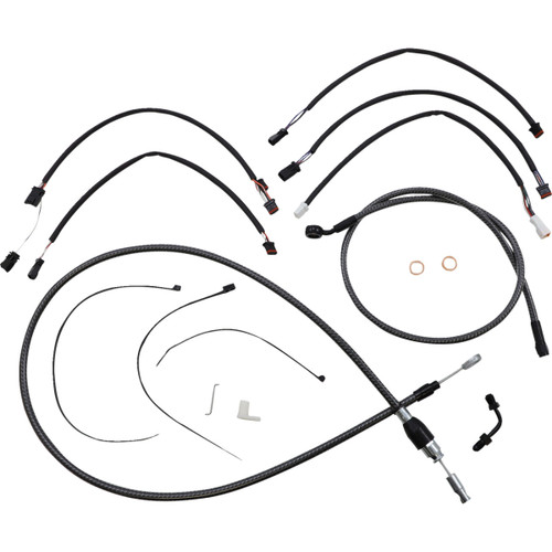 Magnum Shielding #7871162 - KARBONFIBR Designer Handlebar Installation Kit - 15"-17" - '18-'24 FX