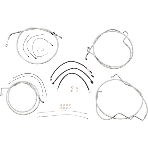Magnum Shielding #3871191 - Sterling Chromite II® Designer Handlebar Installation Kit - 12"-14" - '21-'23 FLH