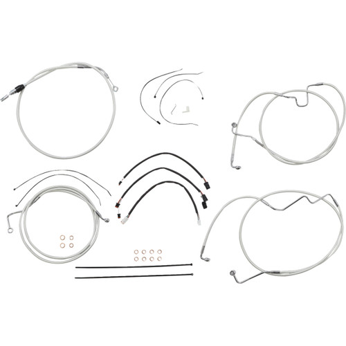 Magnum Shielding #3871192 - Sterling Chromite II® Designer Handlebar Installation Kit - 15"-17" - '21-'23 FLH