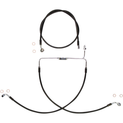 Magnum Shielding #SBC1310-25 - Brake Line Kit - XR - Black