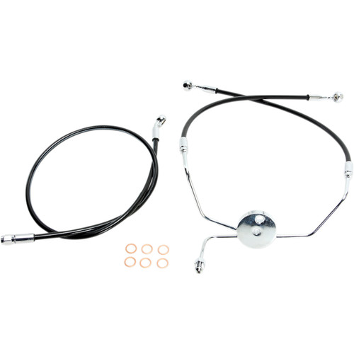 Magnum Shielding #SBC1304-33 - Brake Line - Front - XR - Black
