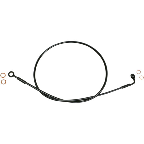 Magnum Shielding #SBB0604-49 - Brake Line - EZ Align - Stainless Steel - Black