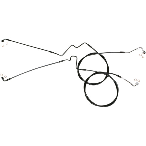 Magnum Shielding #SBB1116-00 - Brake Line - XR - Lower - Black - ABS