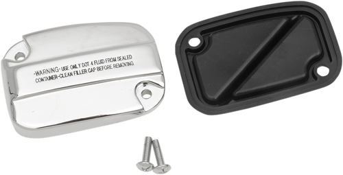 Master Cylinder Cover - Clutch - Chrome