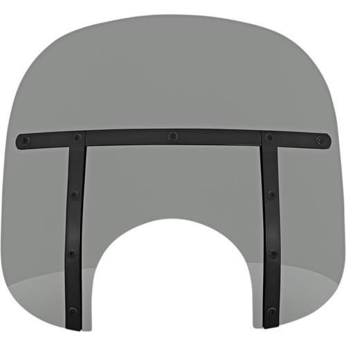 Memphis Shades #MEB35112 - Fats Windshield - 13" - Headlight - Black Smoke