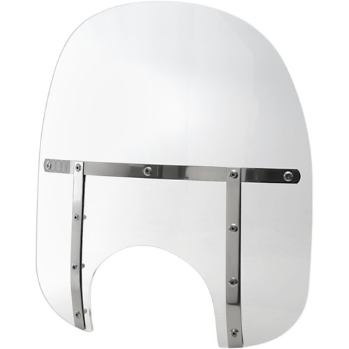 Memphis Shades #MEM3620 - Fats Windshield - 17" - Headlight - Clear