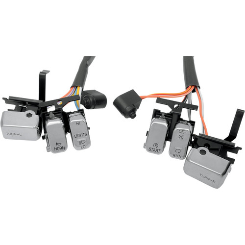 Drag Specialties - Handlebar Switch Kit - Chrome
