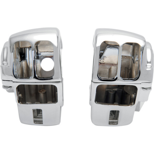 Drag Specialties - Handlebar Switch Housing Kit - Radio - Chrome