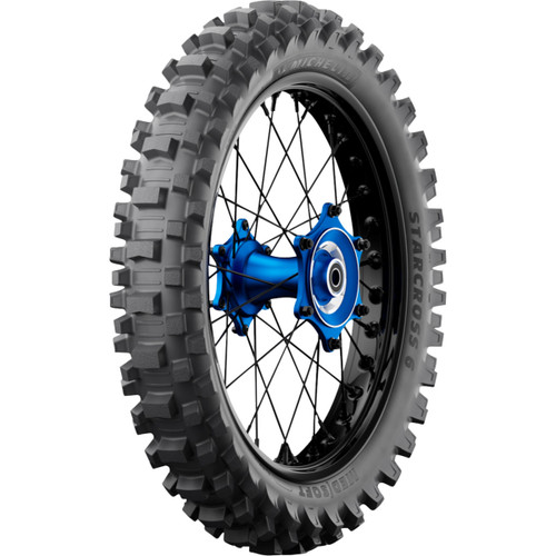 Michelin #28750 - Tire - StarCross 6 Medium Soft - Rear - 110/100-18 - 64M