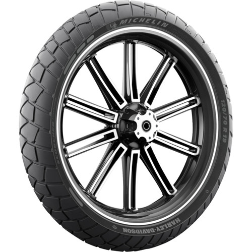 Michelin #25421 - Tire - Scorcher Adventure - Front - 120/70R19 - 60V