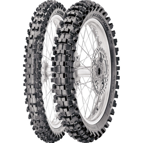 Pirelli #3842400 - Tire - Scorpion™ MX32 Mid Soft - Rear - 90/100-14 - 49M