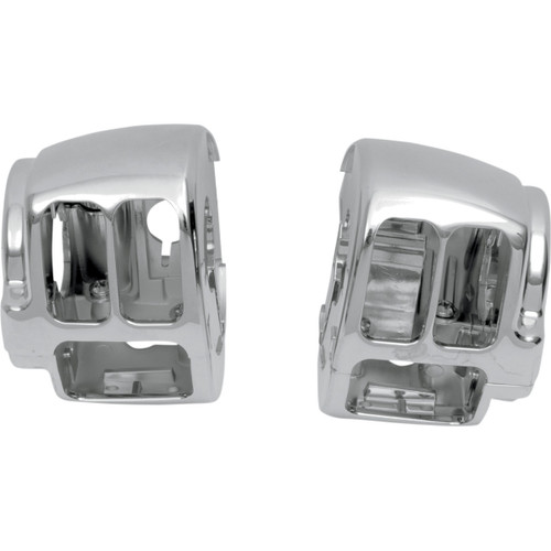 Drag Specialties - Handlebar Switch Housing Kit - Right - Upper - Chrome