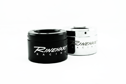 Rinehart Racing 900-0101 - 4" Standard End Cap - Chrome End Cap Pair