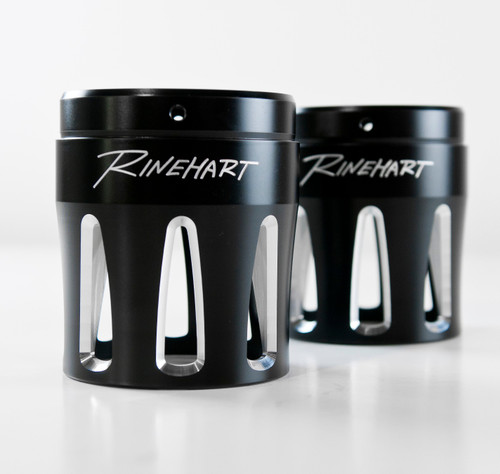 Rinehart Racing 900-0228 - Moto Series Merge End Cap - 3.5" / Black / Merge Replacement End Cap (single)