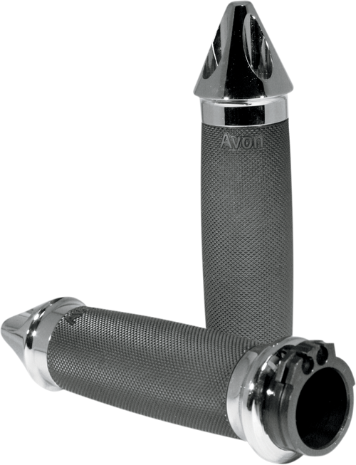 Grip - Custom - Spike End - Chrome