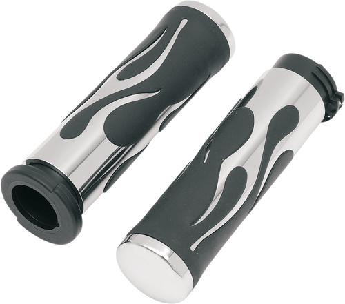 Grip - Flamed - TBW - Chrome