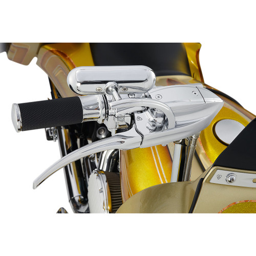 Arlen Ness #07-322 - Smooth Grips - TBW - Chrome